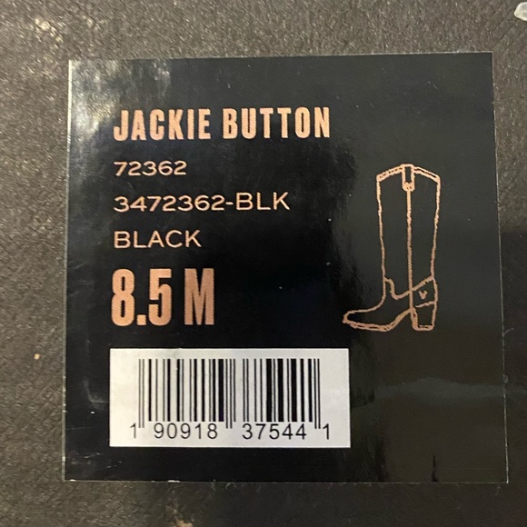 - Frye Black Leather Jackie Boots 8.5 NEW with Box - Picture 7 of 11